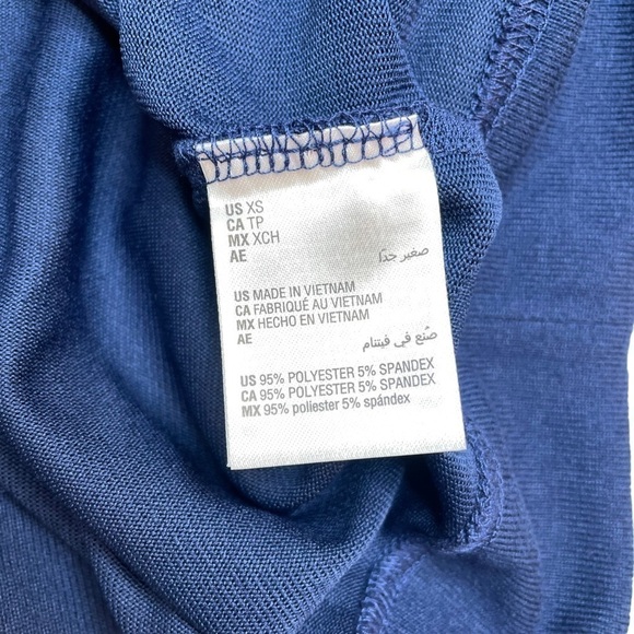 Jenni Long Sleeve Pajama Top Bundle Ribbed Henley Parfait Pink & Navy XS New - Picture 11 of 11